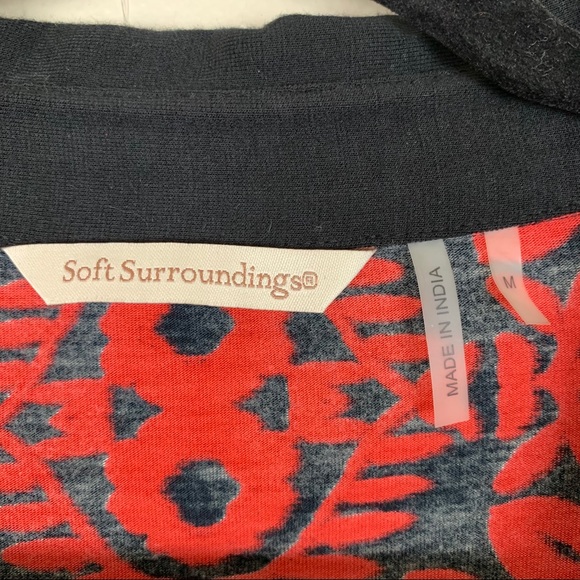Soft Surroundings Calistoga long sleeve shirt SZ M - Picture 8 of 9